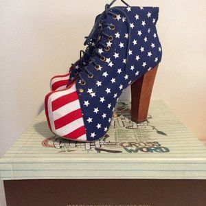 JEFFREY CAMPBELL Stars & Stripes “Lita Fab”
